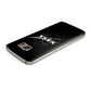 Black NASA Meatball Samsung Galaxy Case Top Cutout