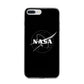 Black NASA Meatball iPhone 7 Plus Bumper Case on Silver iPhone