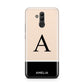 Black Neutral Personalised Initial Huawei Mate 20 Lite