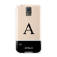 Black Neutral Personalised Initial Samsung Galaxy S5 Case