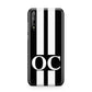 Black Personalised Initials Huawei Enjoy 10s Phone Case