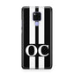 Black Personalised Initials Huawei Mate 20X Phone Case