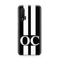 Black Personalised Initials Huawei Nova 6 Phone Case
