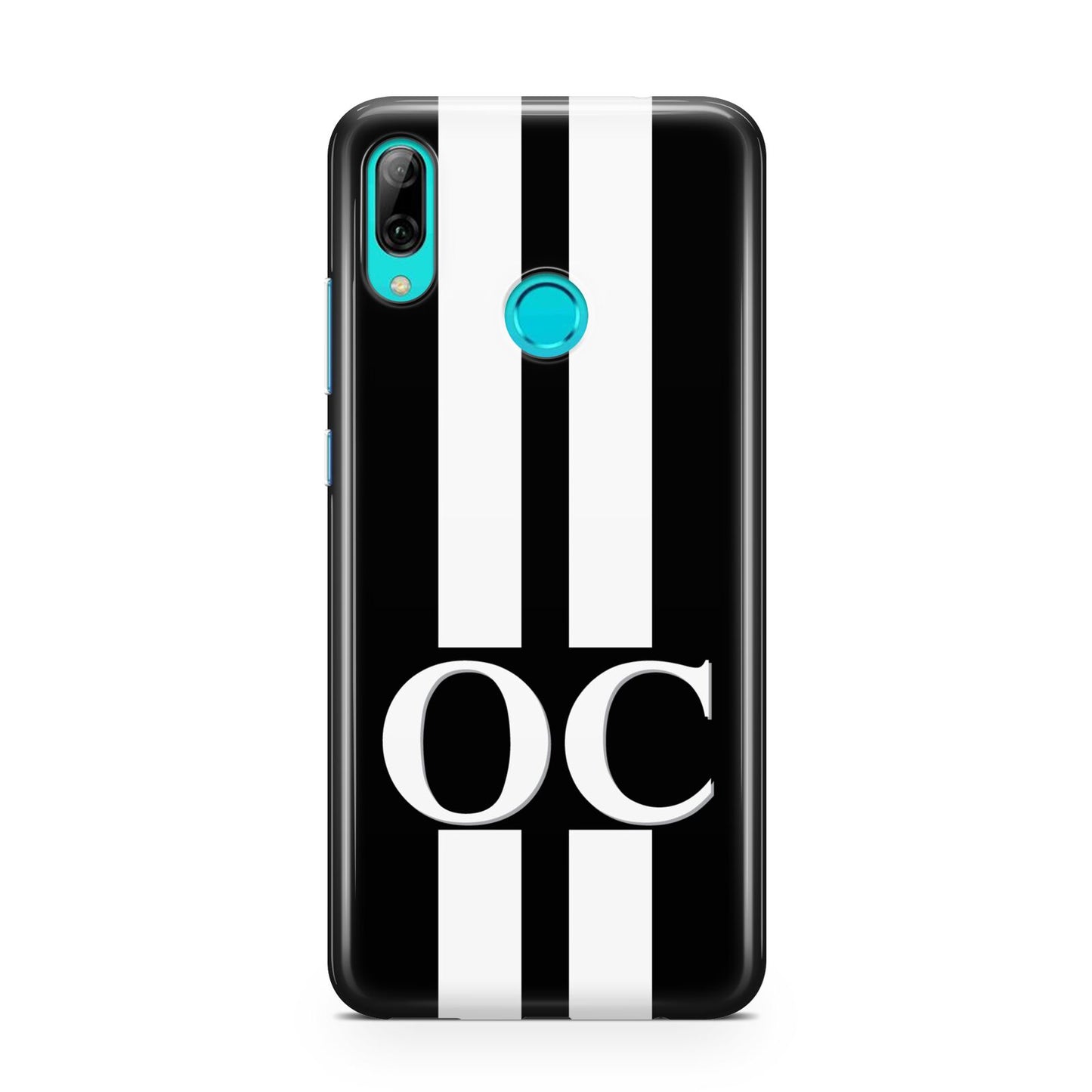 Black Personalised Initials Huawei P Smart 2019 Case