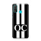 Black Personalised Initials Huawei P Smart 2020
