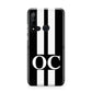 Black Personalised Initials Huawei P20 Lite 5G Phone Case