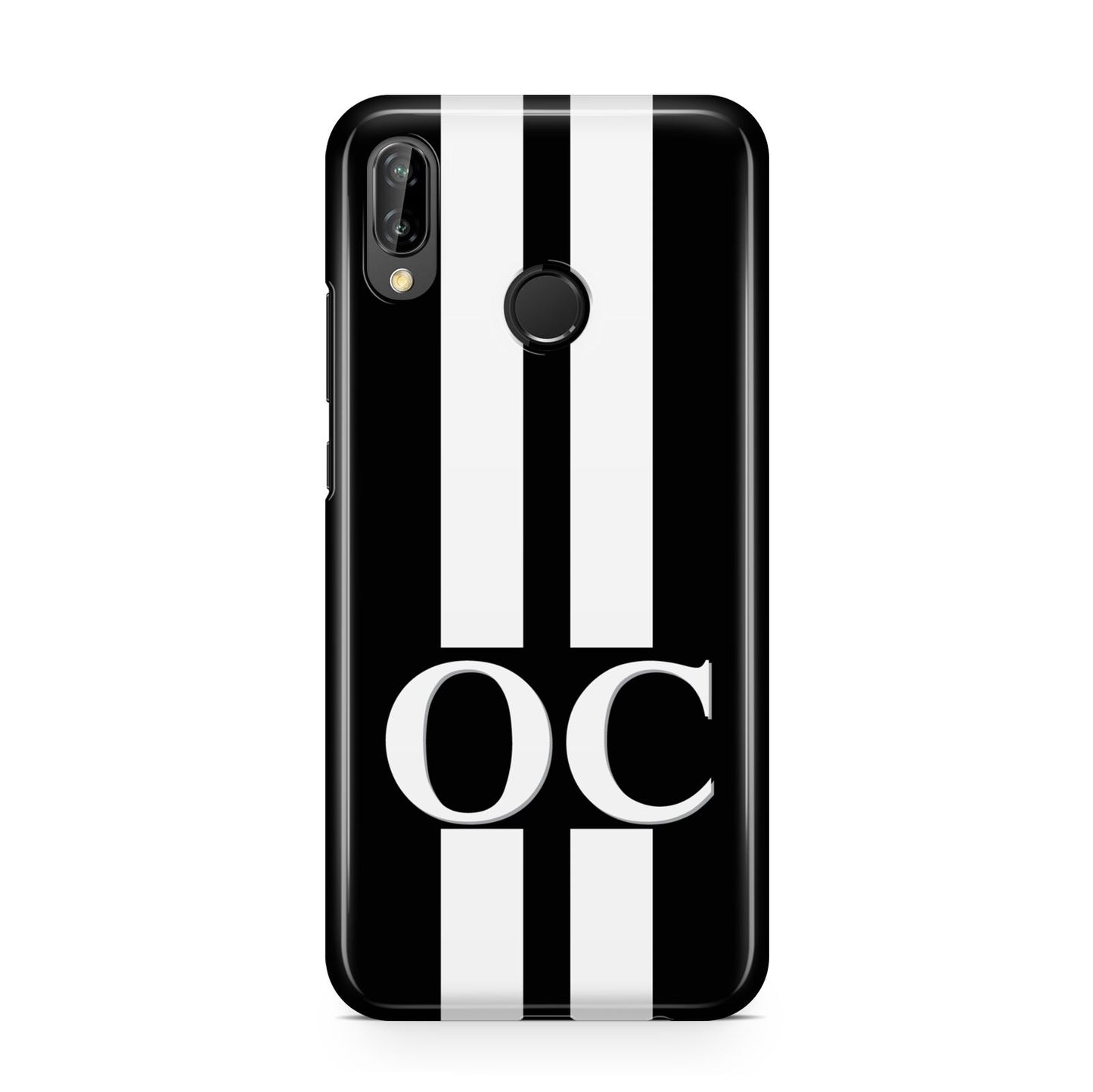 Black Personalised Initials Huawei P20 Lite Phone Case
