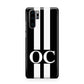 Black Personalised Initials Huawei P30 Pro Phone Case