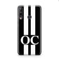 Black Personalised Initials Huawei P40 Lite E Phone Case