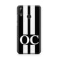 Black Personalised Initials Huawei Y7 2019