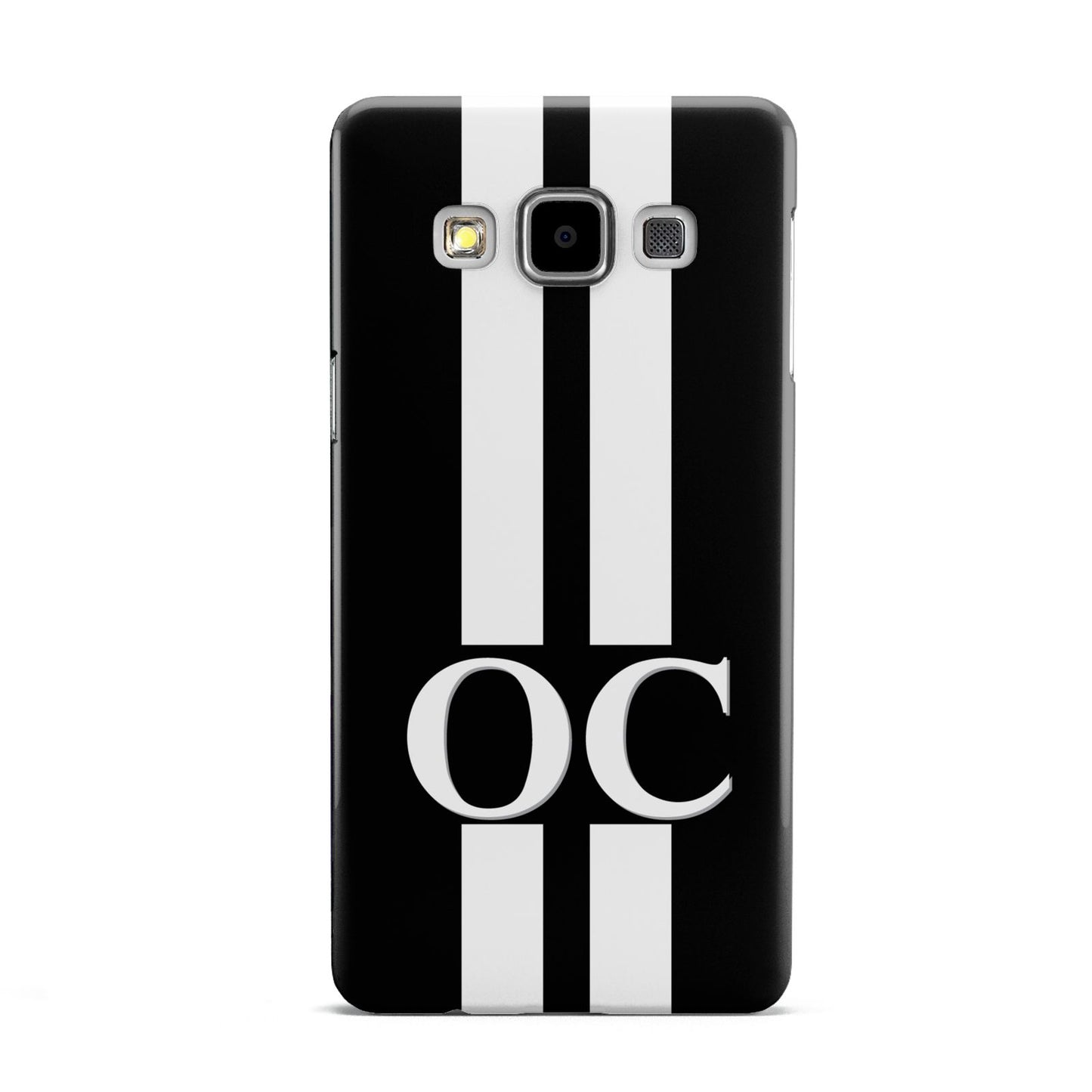 Black Personalised Initials Samsung Galaxy A5 Case