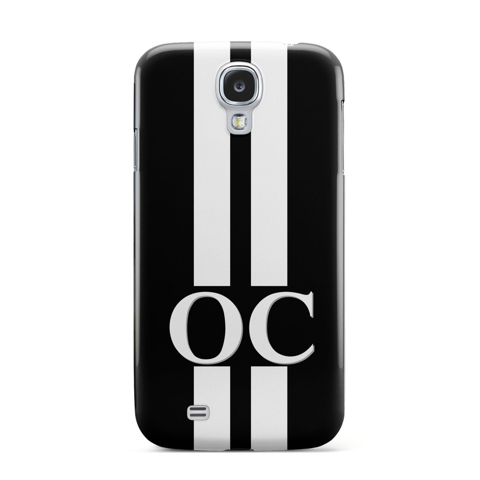 Black Personalised Initials Samsung Galaxy S4 Case