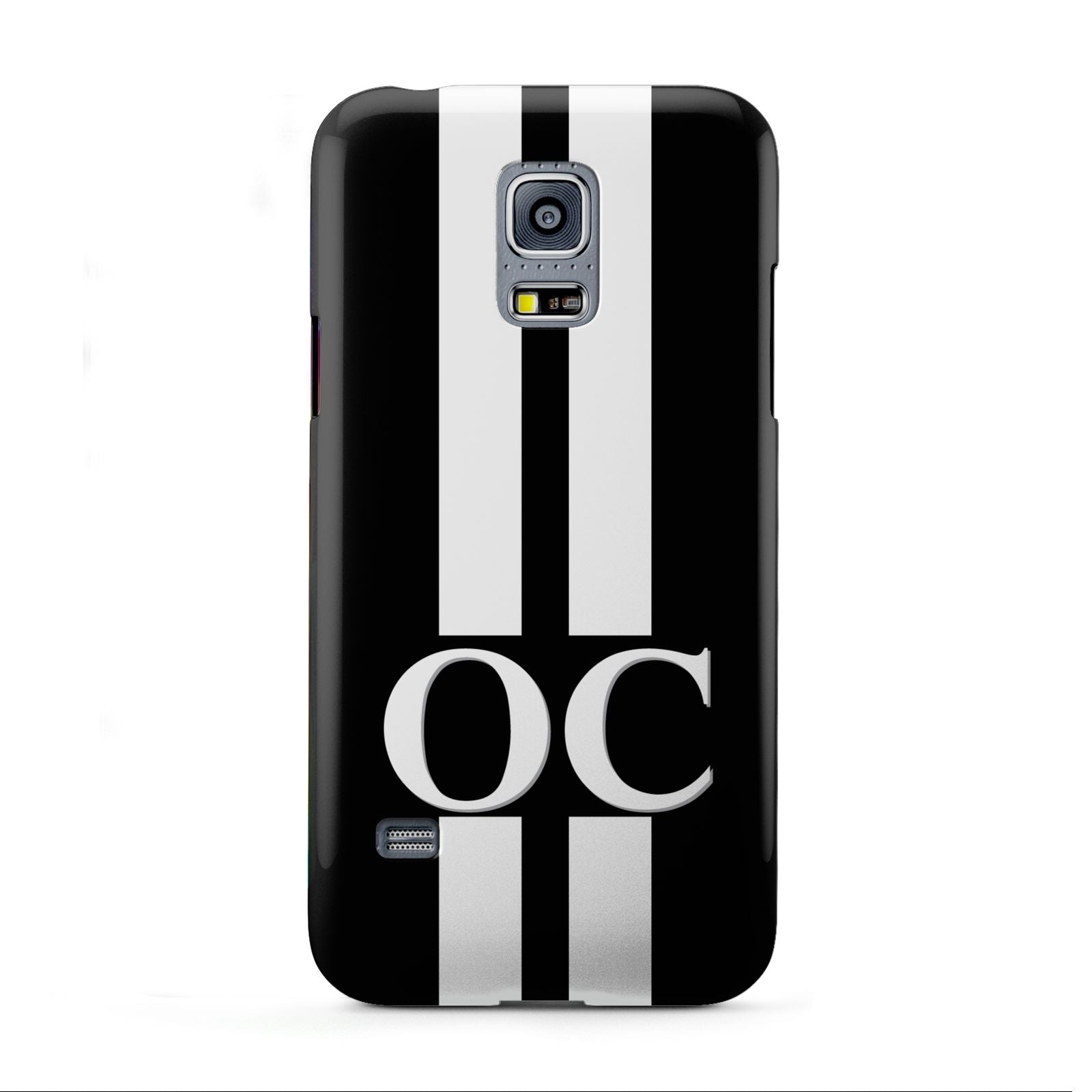 Black Personalised Initials Samsung Galaxy S5 Mini Case