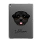 Black Russian Terrier Personalised Apple iPad Grey Case