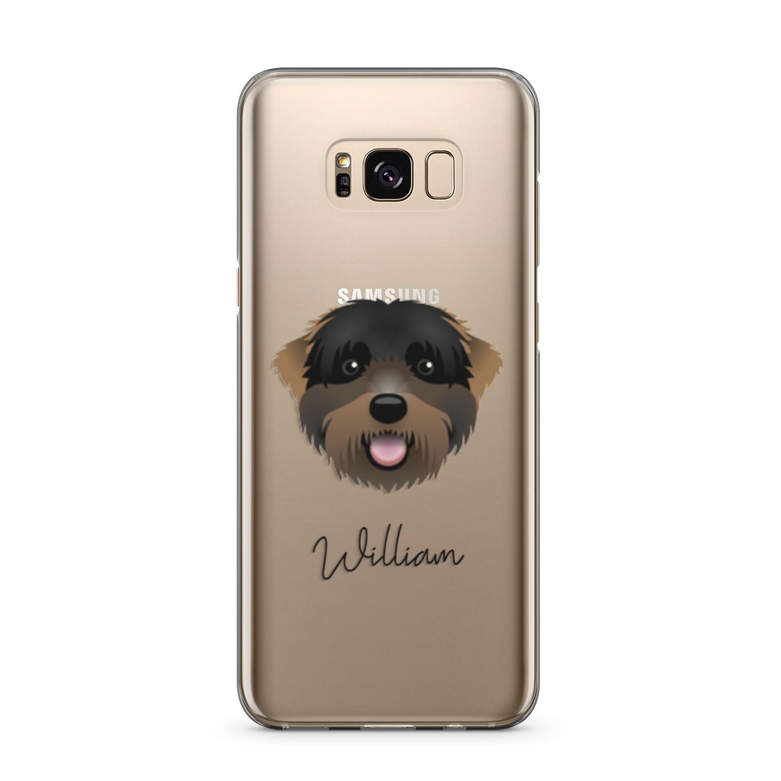 Black Russian Terrier Personalised Samsung Galaxy S8 Plus Case
