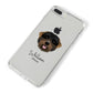 Black Russian Terrier Personalised iPhone 8 Plus Bumper Case on Silver iPhone Alternative Image