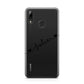 Black Sloped Handwritten Name Huawei Y7 2019