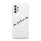Black Sloped Handwritten Name Samsung A32 5G Case