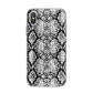 Black Snakeskin iPhone X Bumper Case on Silver iPhone Alternative Image 1