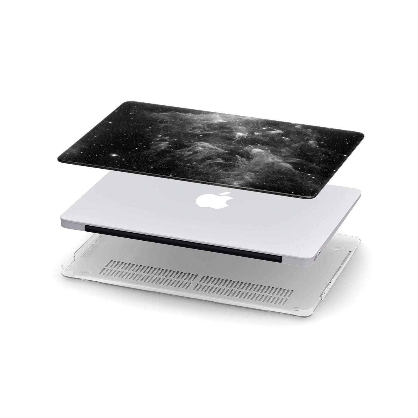 Black Space Apple MacBook Case in Detail