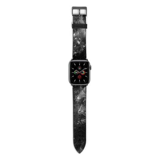 Black Space Apple Watch Strap with Space Grey Hardware