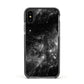 Black Space Apple iPhone Xs Impact Case Black Edge on Black Phone