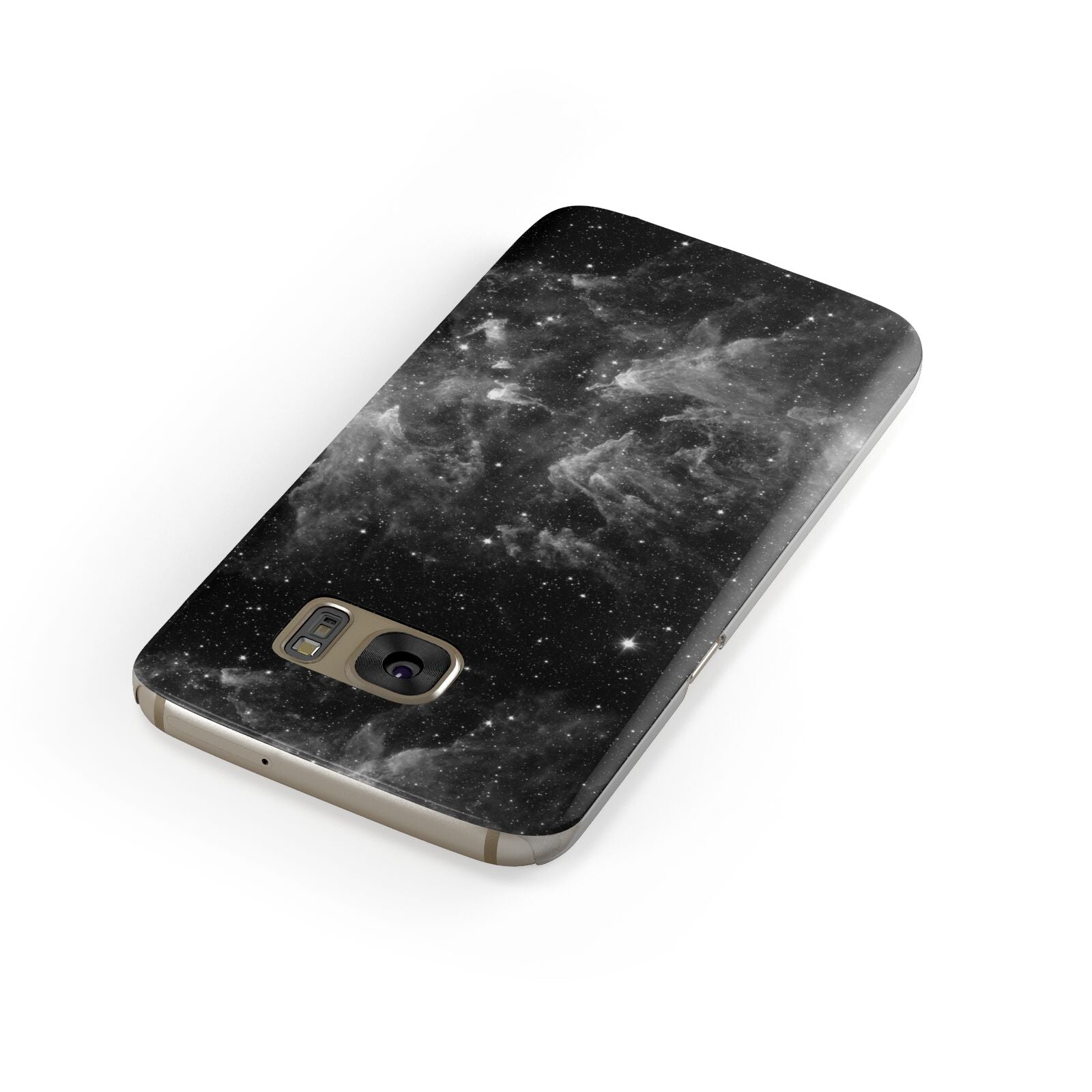 Black Space Samsung Galaxy Case Front Close Up