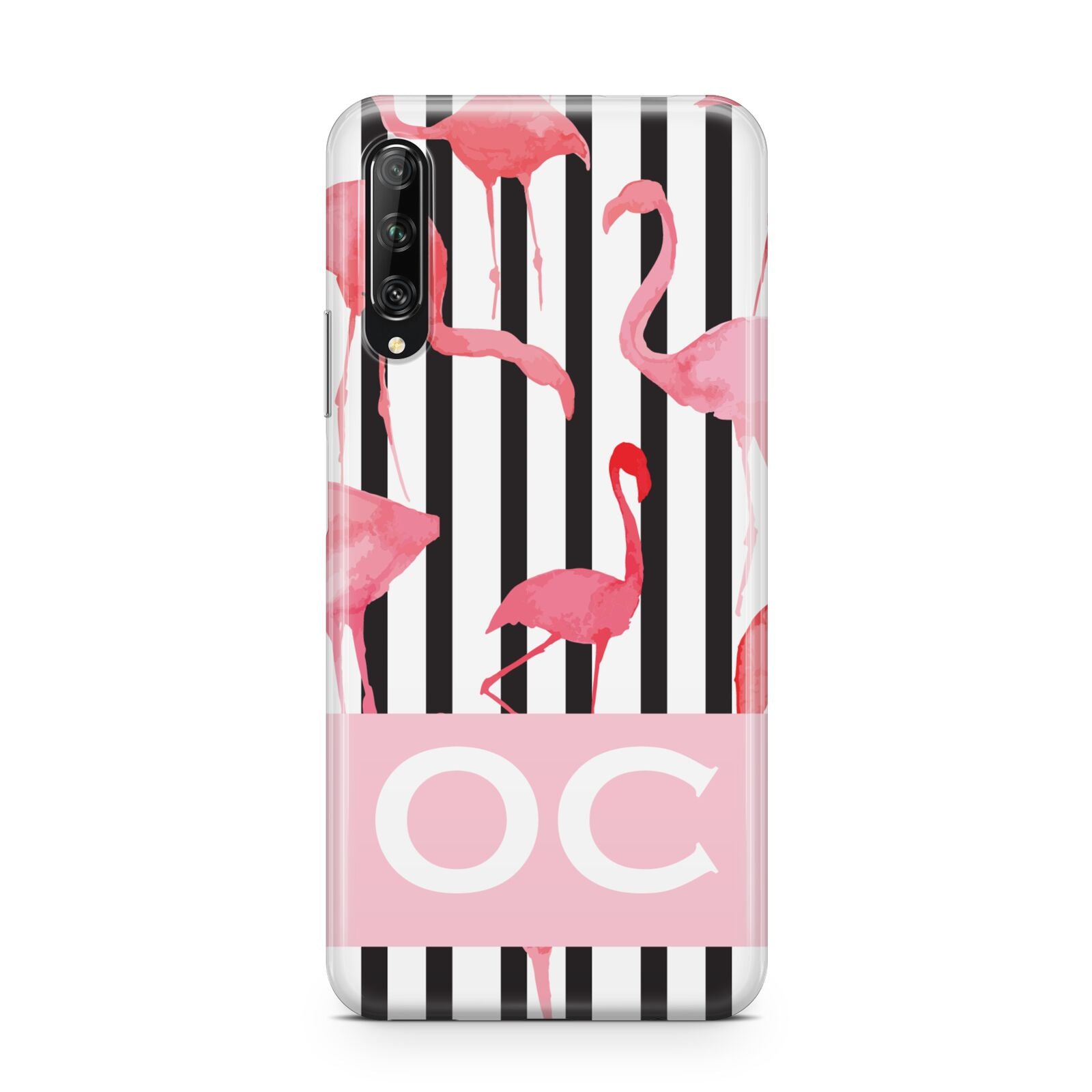 Black Striped Flamingo Huawei P Smart Pro 2019