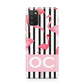 Black Striped Flamingo Samsung A02s Case