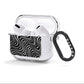 Black Wave AirPods Clear Case 3rd Gen Side Image