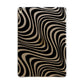 Black Wave Apple iPad Gold Case