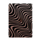 Black Wave Apple iPad Rose Gold Case