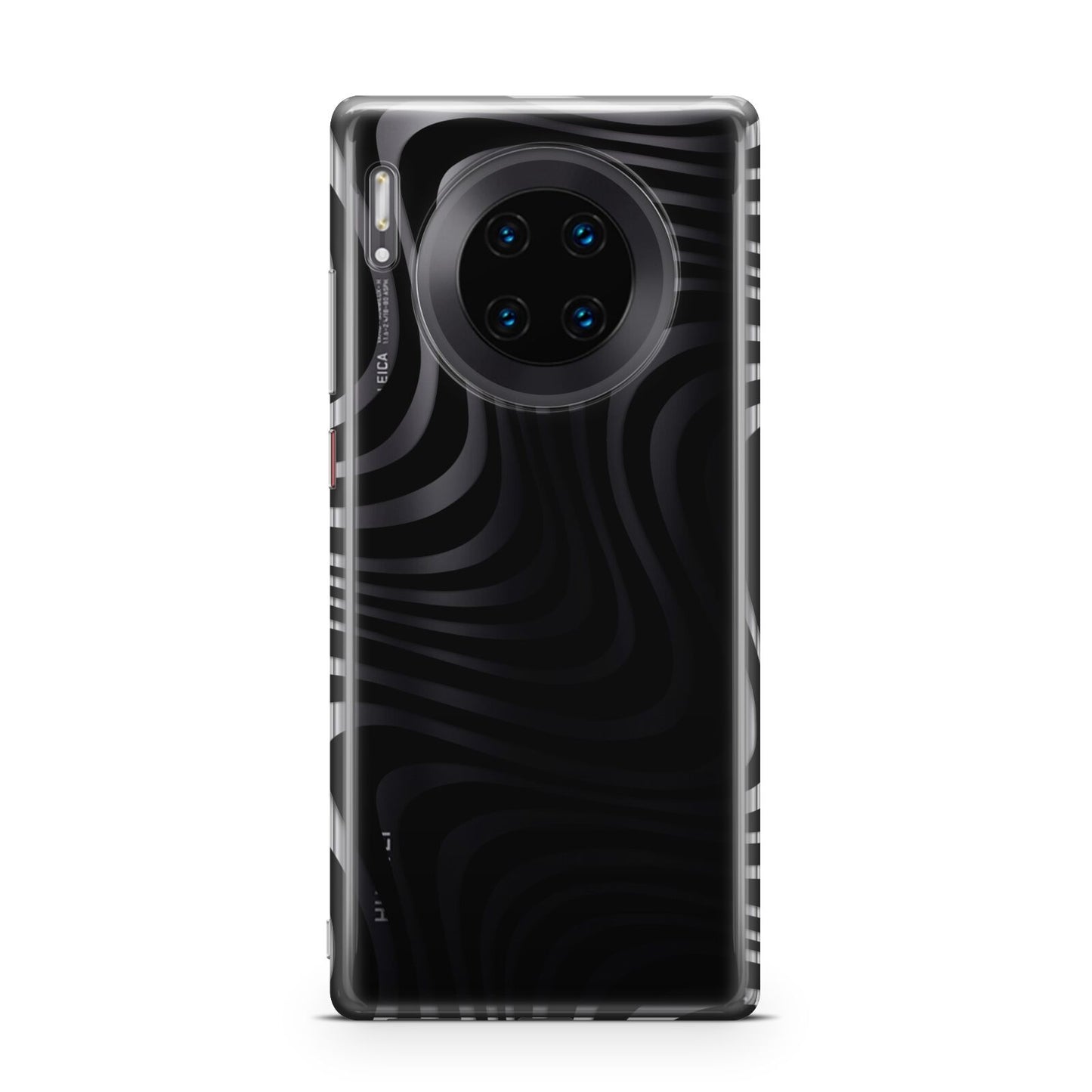 Black Wave Huawei Mate 30 Pro Phone Case