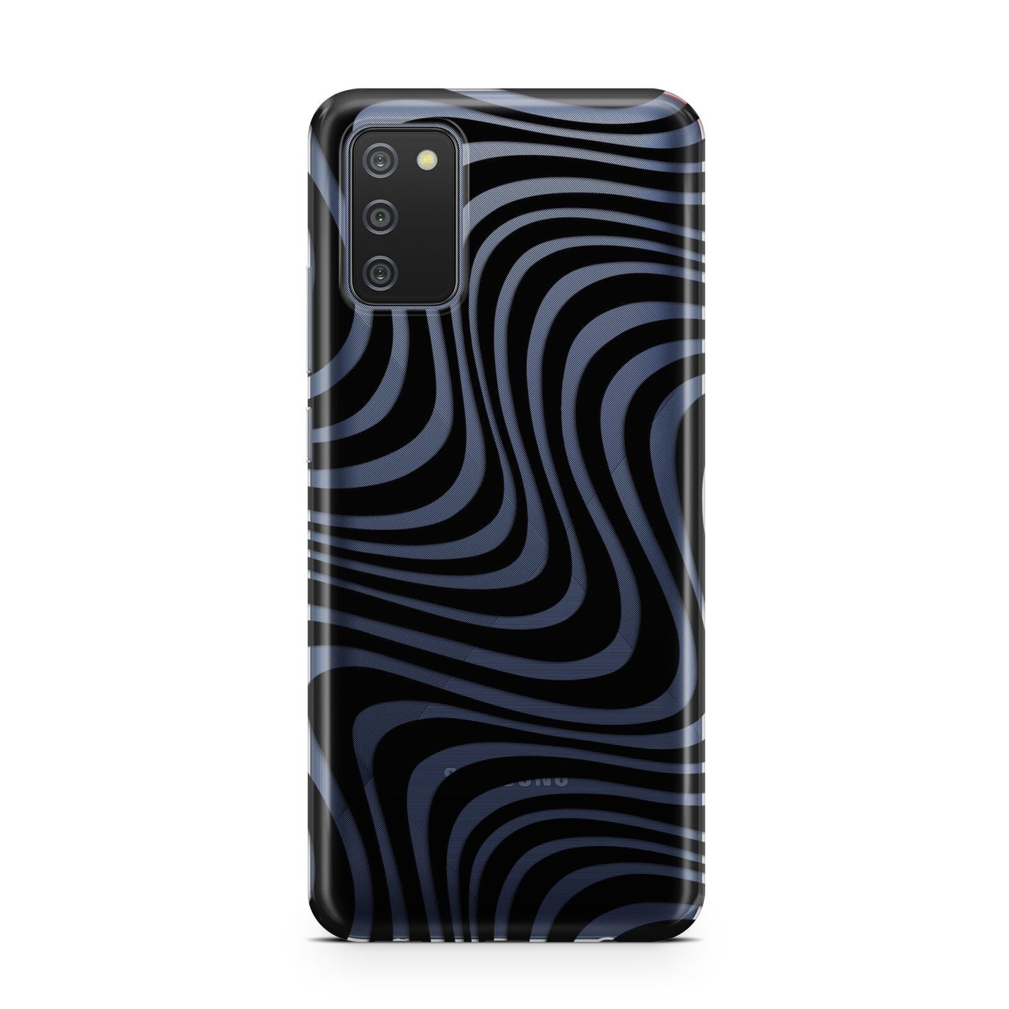 Black Wave Samsung A02s Case
