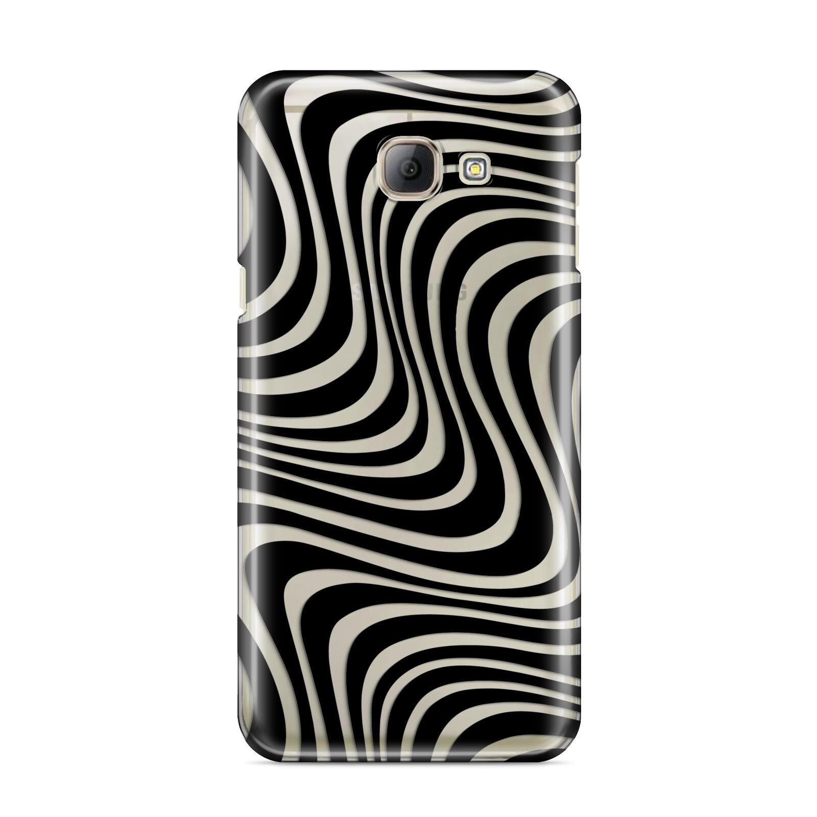 Black Wave Samsung Galaxy A8 2016 Case