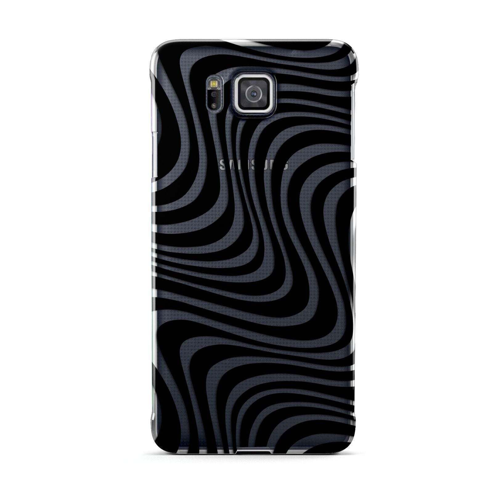 Black Wave Samsung Galaxy Alpha Case