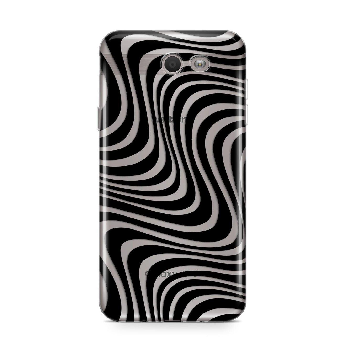Black Wave Samsung Galaxy J7 2017 Case