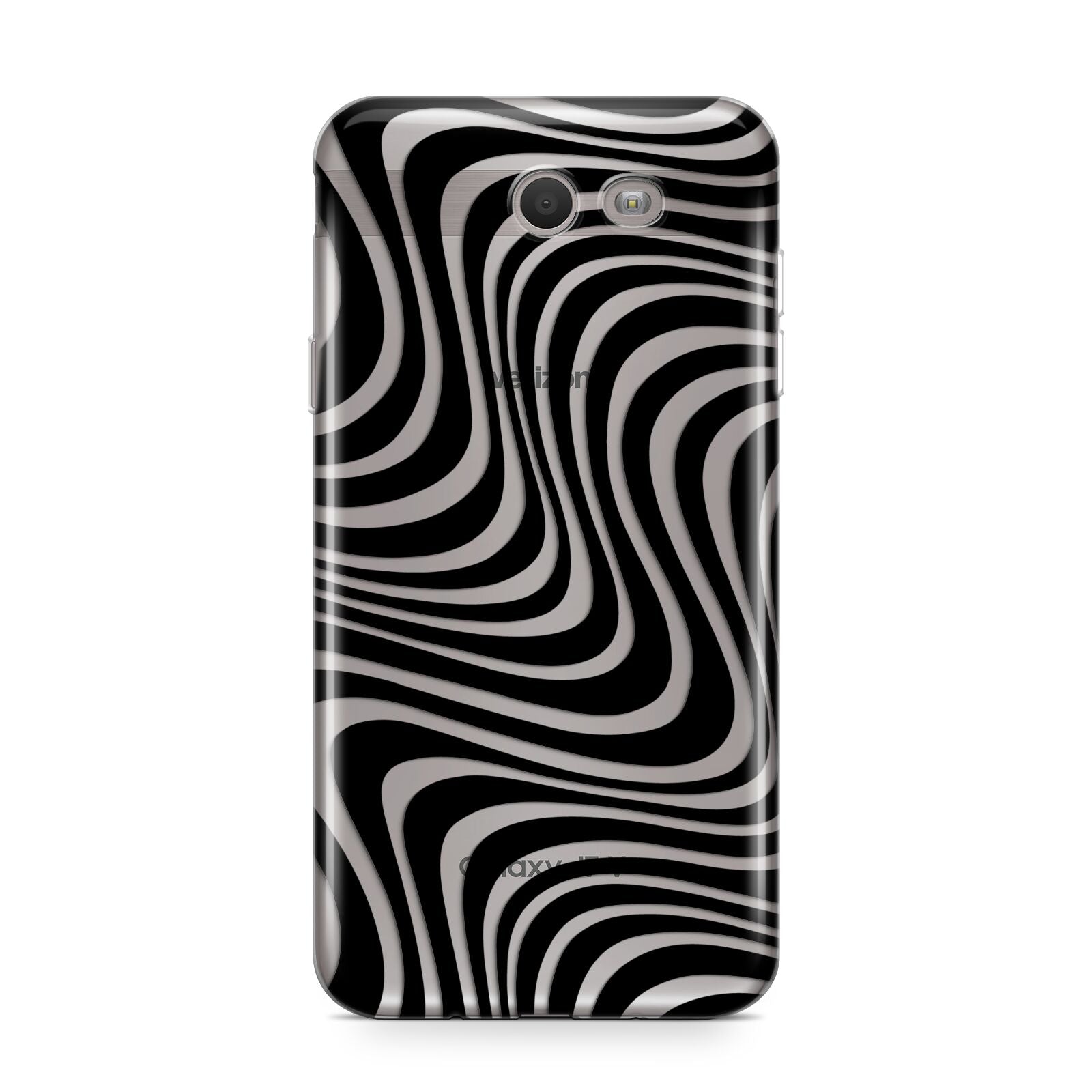 Black Wave Samsung Galaxy J7 2017 Case