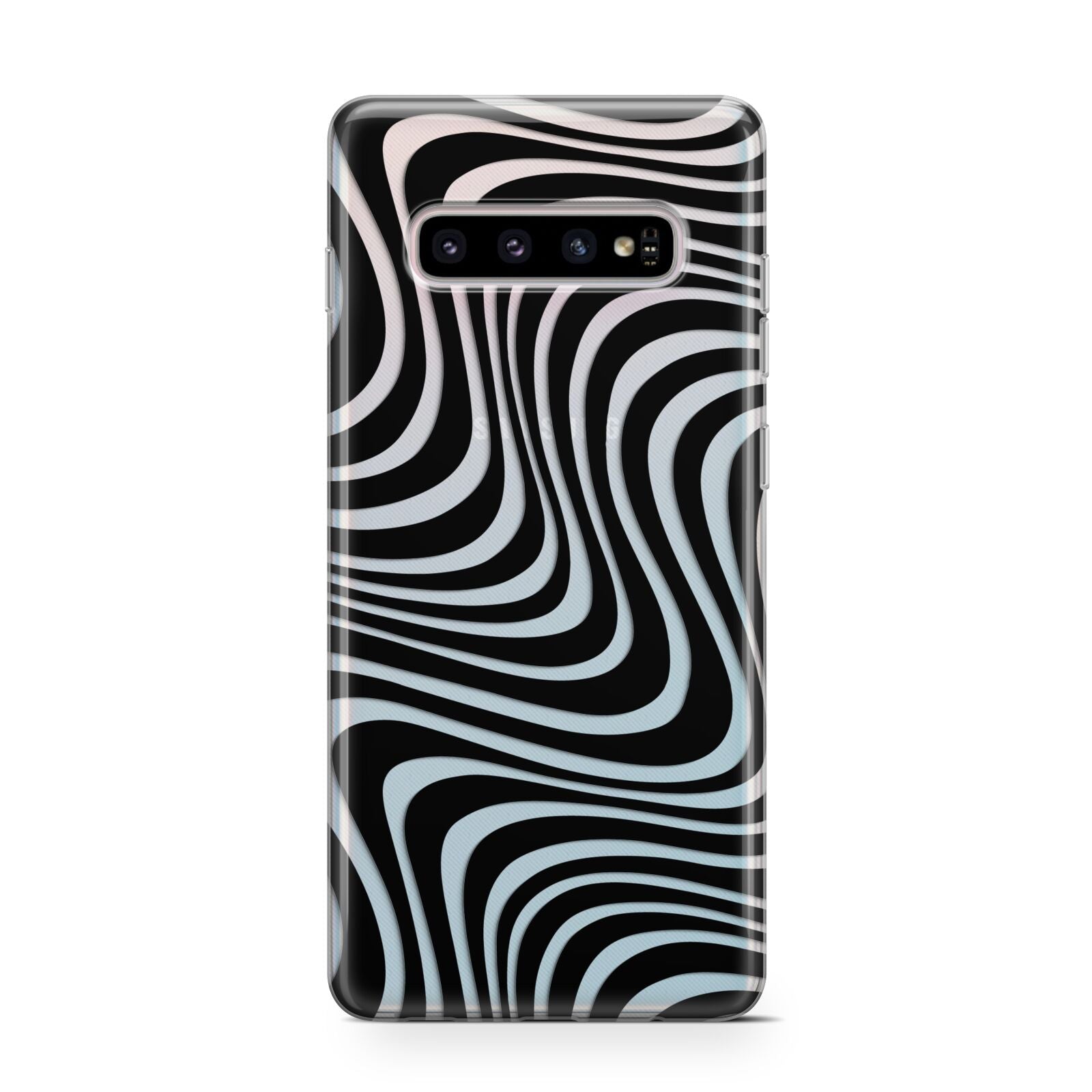 Black Wave Samsung Galaxy S10 Case