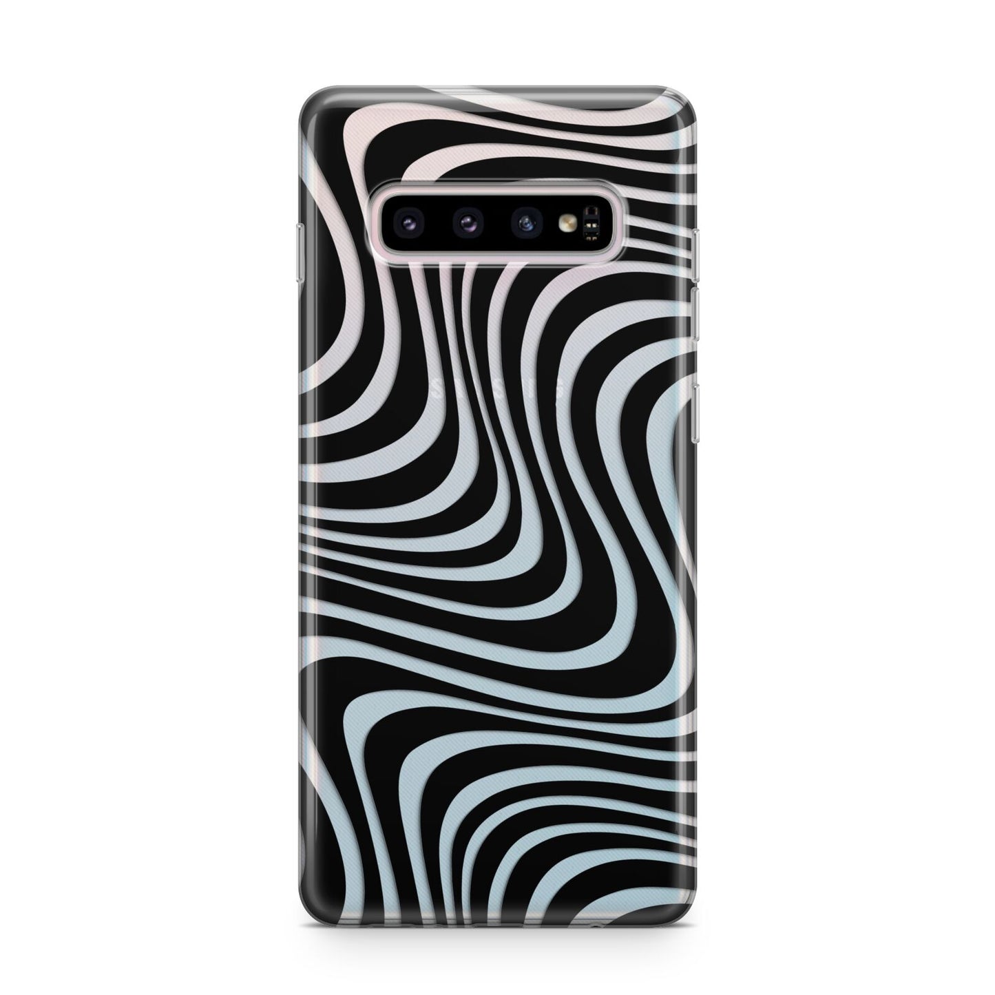 Black Wave Samsung Galaxy S10 Plus Case