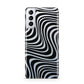 Black Wave Samsung S21 Plus Phone Case