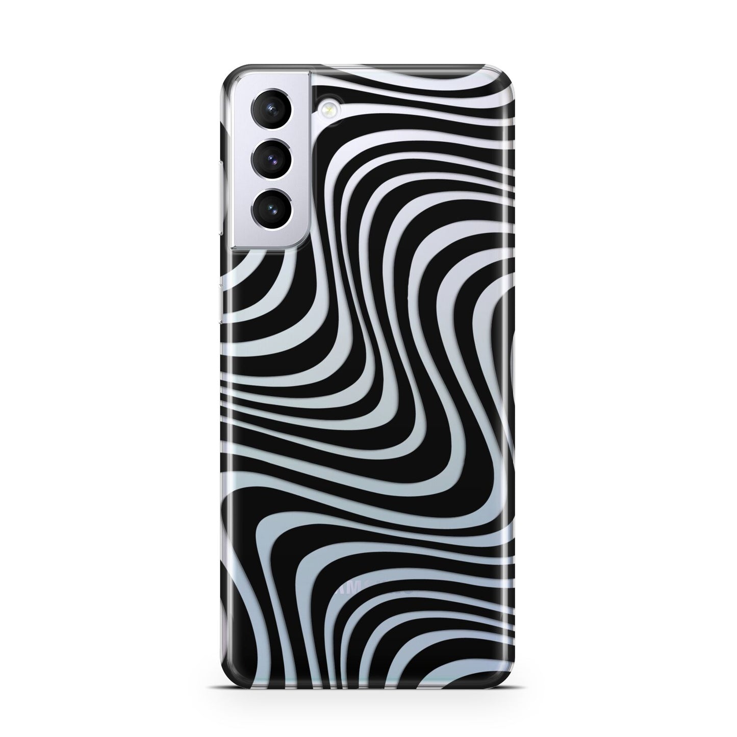 Black Wave Samsung S21 Plus Phone Case