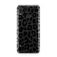 Black White Leopard Print Huawei Y9 2019