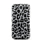 Black White Leopard Print Samsung Galaxy S4 Case