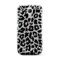 Black White Leopard Print Samsung Galaxy S4 Mini Case