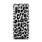 Black White Leopard Print Sony Xperia 10 III Case