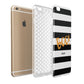 Black White Striped Boo Apple iPhone 6 Plus 3D Tough Case Expand Detail Image