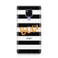 Black White Striped Boo Huawei Mate 20X Phone Case