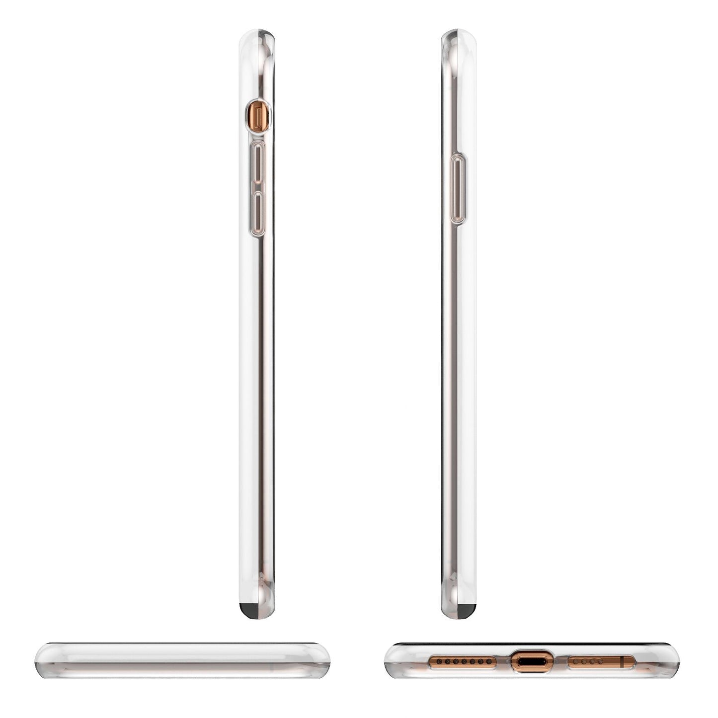 Black White Striped Boo iPhone 11 Pro Max 3D Tough Case Angle Images