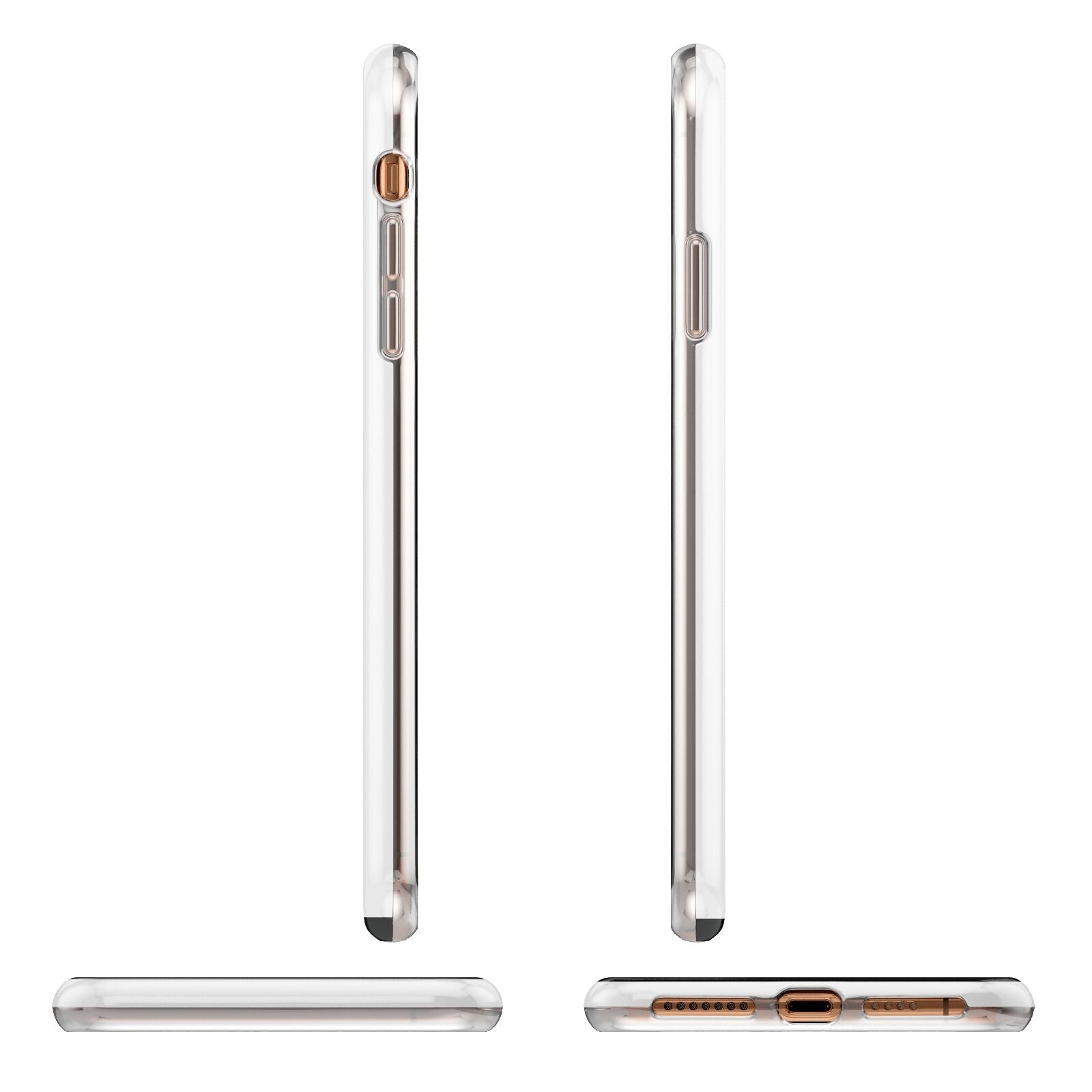 Black White Striped Boo iPhone 11 Pro Max 3D Tough Case Angle Images